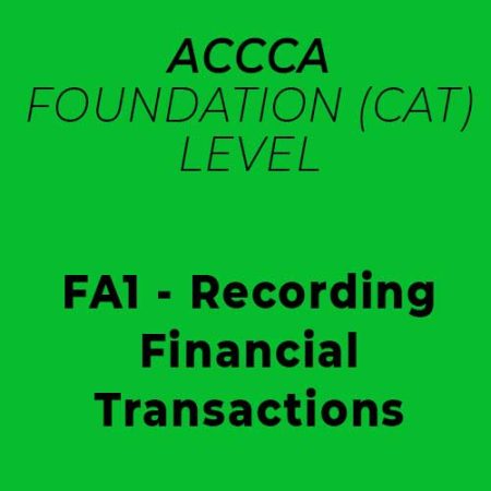 FA1 - Recording Financial Transactions