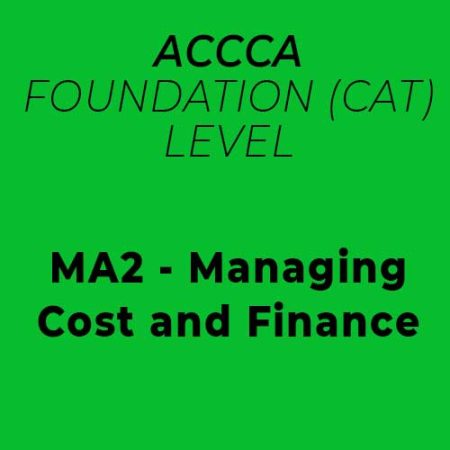 MA2 - Managing Cost and Finance